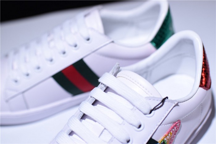gu ace embroidered low-top sneaker with ufo womens