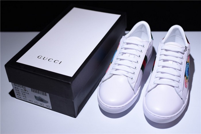gu ace embroidered low-top sneaker with ufo womens