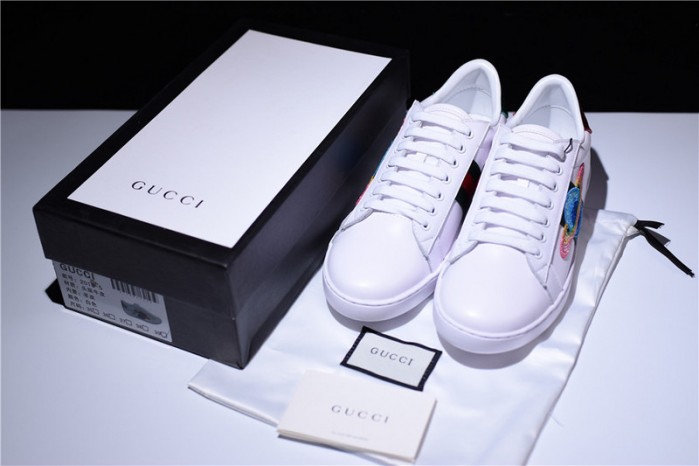 gu ace embroidered low-top sneaker with ufo womens