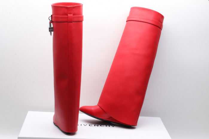 give*chy shark lock boots