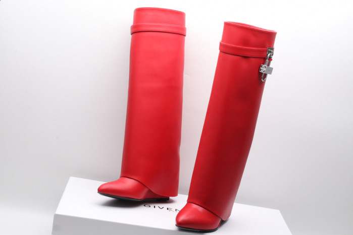 give*chy shark lock boots