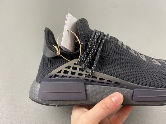 a*d*das nmd hu pharrell human race triple black pack gx2487