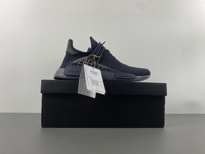 a*d*das nmd hu pharrell human race triple black pack gx2487