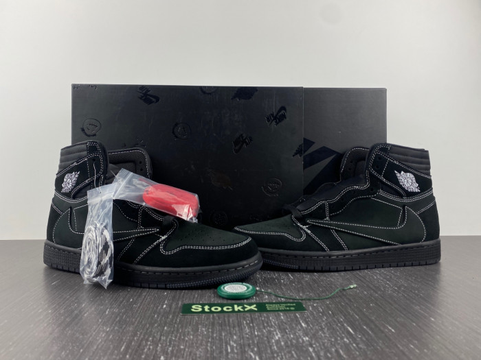 air jordan 1 retro low og sp travis scott black phantom dm7866-001