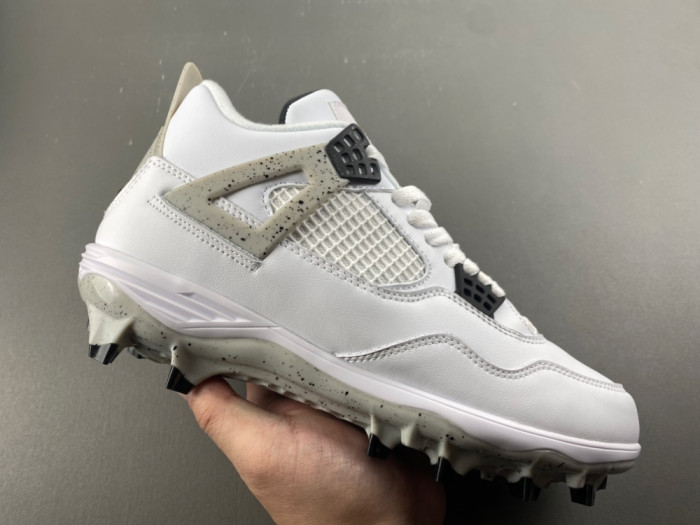Air Jordan 4 TD Cleat “White Cement” HQ0207-106