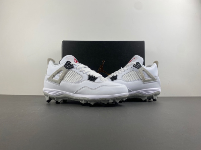 Air Jordan 4 TD Cleat “White Cement” HQ0207-106