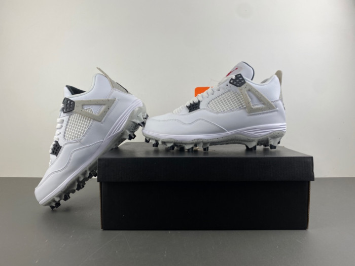 Air Jordan 4 TD Cleat “White Cement” HQ0207-106