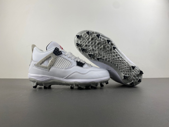 Air Jordan 4 TD Cleat “White Cement” HQ0207-106
