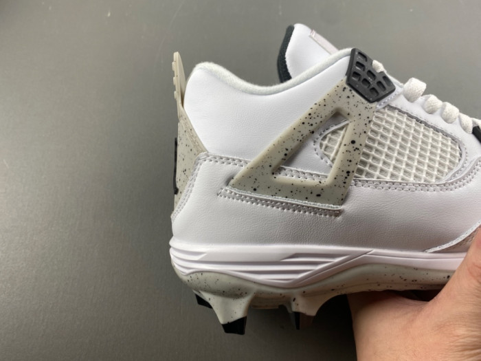 Air Jordan 4 TD Cleat “White Cement” HQ0207-106
