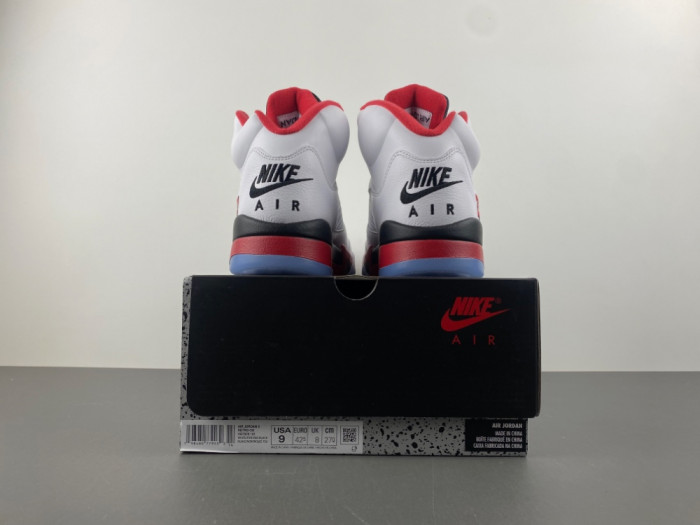 Air Jordan 5 Fire Red “Black Tongue” HQ7978-101