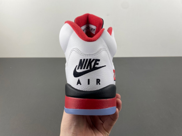 Air Jordan 5 Fire Red “Black Tongue” HQ7978-101