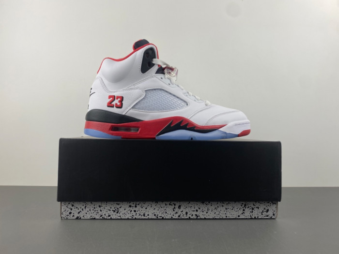Air Jordan 5 Fire Red “Black Tongue” HQ7978-101