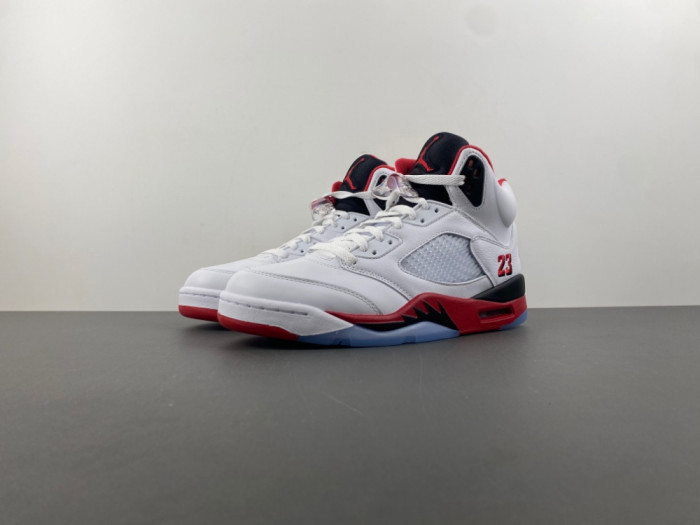 Air Jordan 5 Fire Red “Black Tongue” HQ7978-101