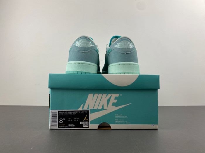 Air Jordan 1 Retro Low OG Washed Teal-HQ8111-300