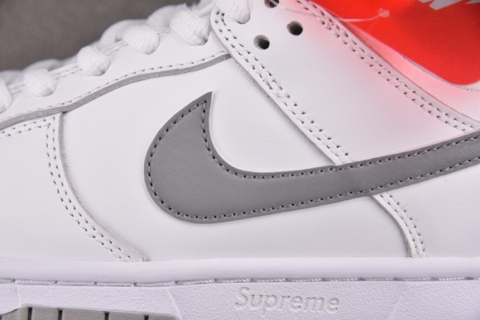 Nike SB Dunk Low White Silver HQ8487-100