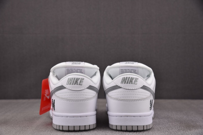 Nike SB Dunk Low White Silver HQ8487-100