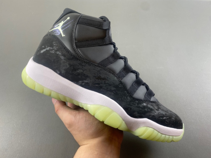 Air Jordan 11 Retro Black Barely Volt IB1378-001