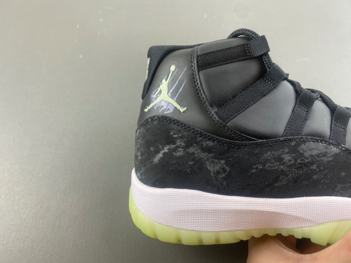 Air Jordan 11 Retro Black Barely Volt IB1378-001