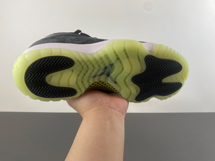 Air Jordan 11 Retro Black Barely Volt IB1378-001