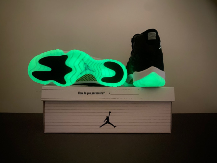 Air Jordan 11 Retro Black Barely Volt IB1378-001