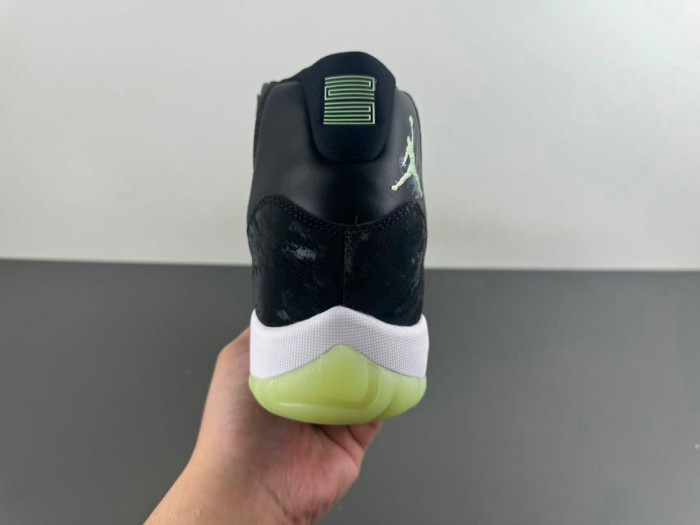 Air Jordan 11 Retro Black Barely Volt IB1378-001