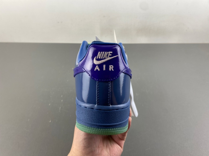 Nike Air Force 1 Low Patent Leather Mystic Navy Grape Ice IO4489-400