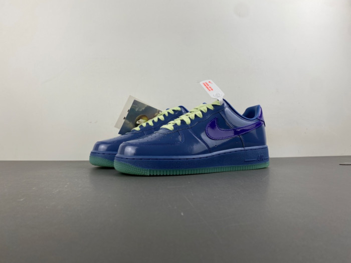 Nike Air Force 1 Low Patent Leather Mystic Navy Grape Ice IO4489-400