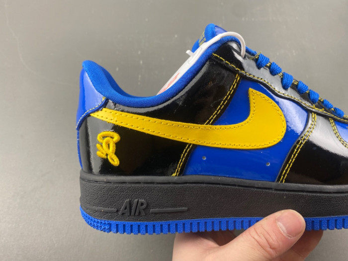 Nike Air Force 1 Low Syna Central Cee Black Optic Yellow IQ1402-010