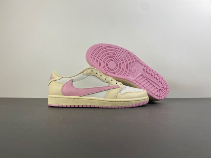 Air Jordan 1 Retro Low OG SP Travis Scott Shy Pink IQ7604-100
