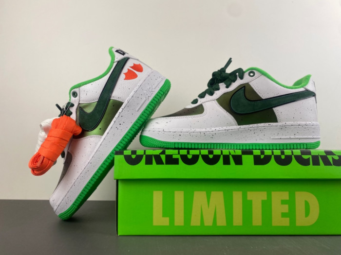 Nike Air Force 1 Low Ducks of a Feather University of Oregon Egg or Duck IU7613-100