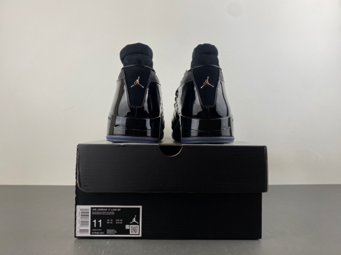 Air Jordan 17 Low “Black Patent” IV7640-001