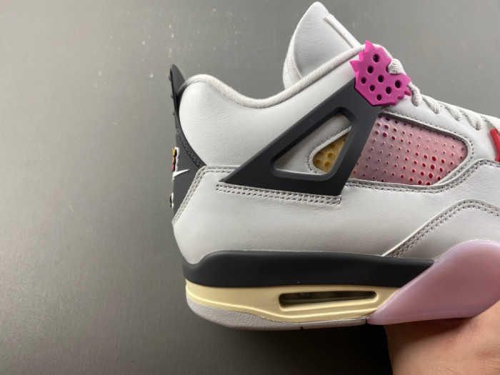 Air Jordan 4 Retro white pink JA1135-100