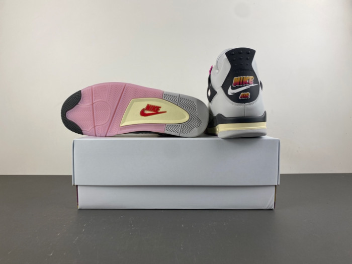 Air Jordan 4 Retro white pink JA1135-100