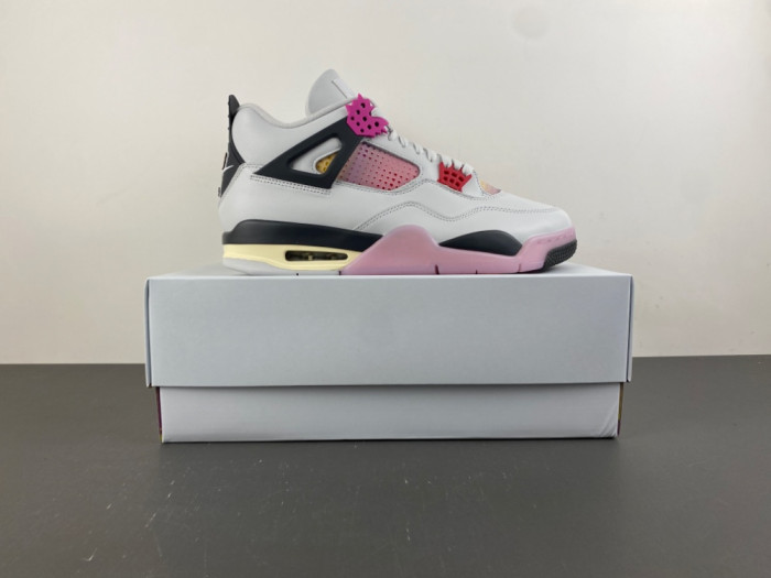 Air Jordan 4 Retro white pink JA1135-100