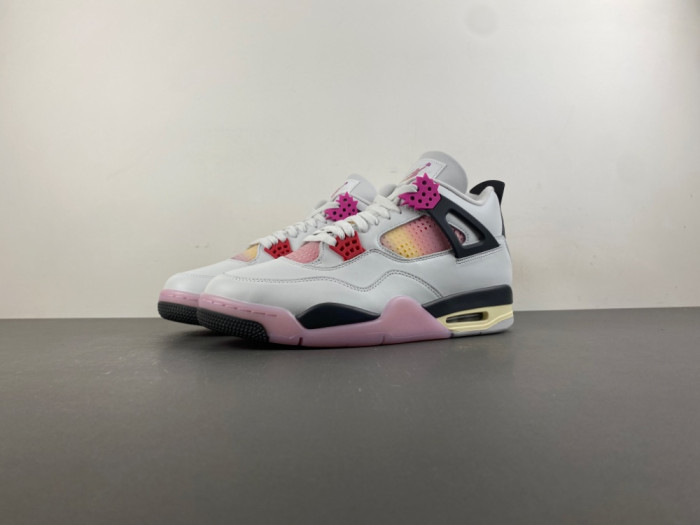 Air Jordan 4 Retro white pink JA1135-100