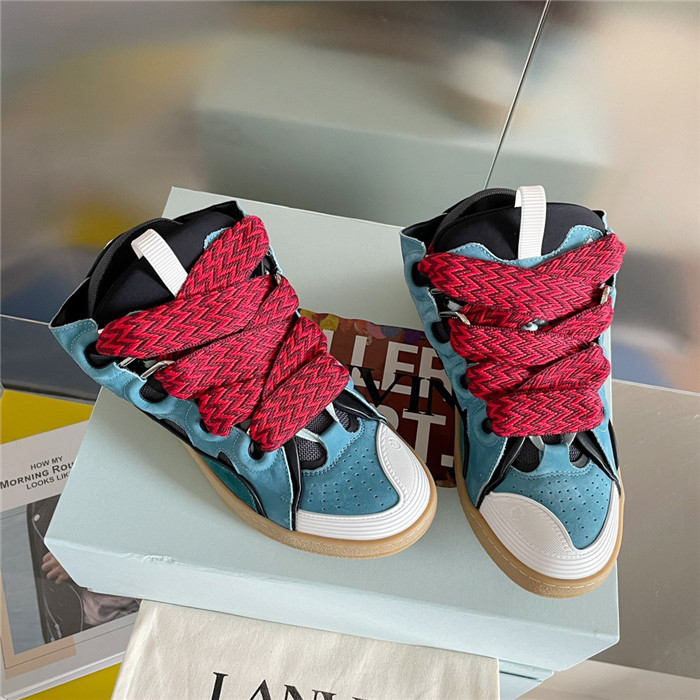 lanv1n leather curb sneakers
