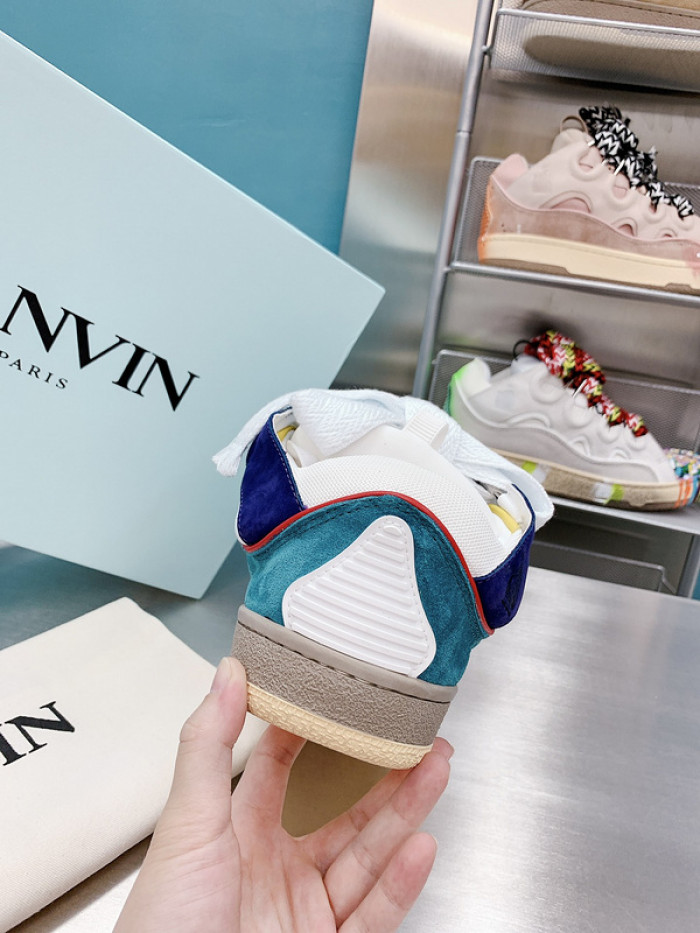 lanv1n leather curb sneakers