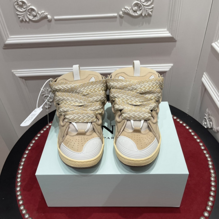 lanv1n leather curb sneakers