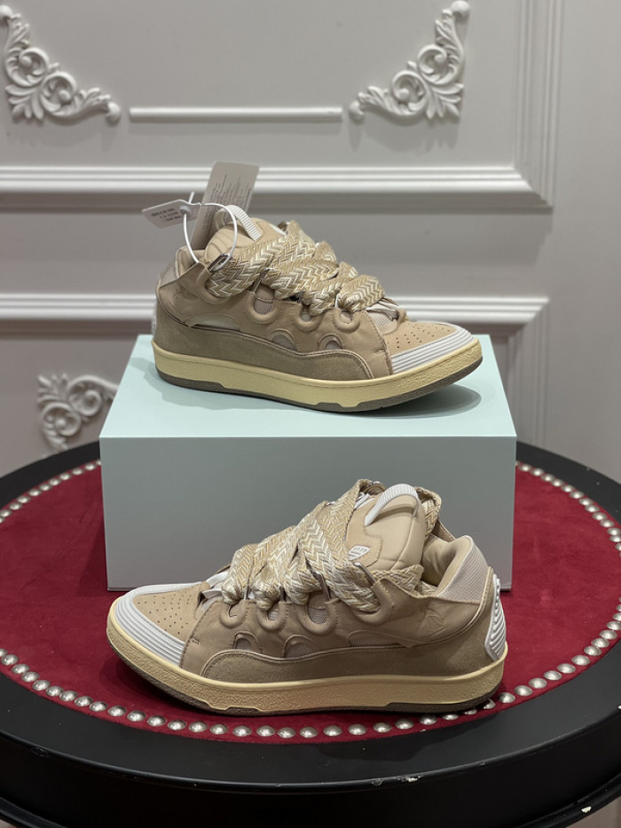 lanv1n leather curb sneakers