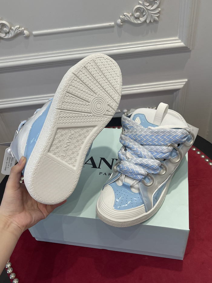 lanv1n leather curb sneakers