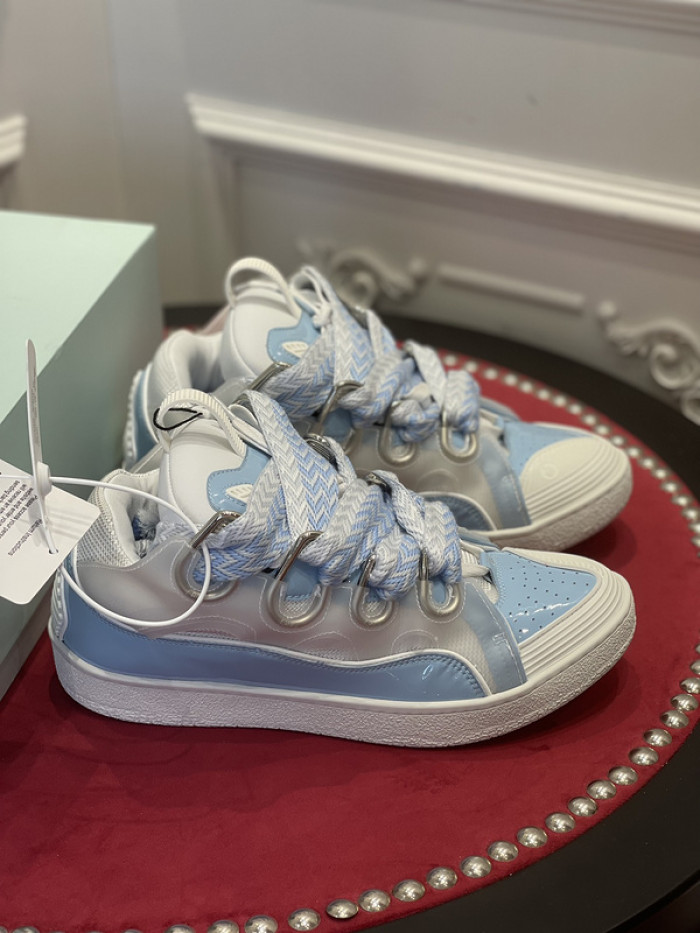 lanv1n leather curb sneakers