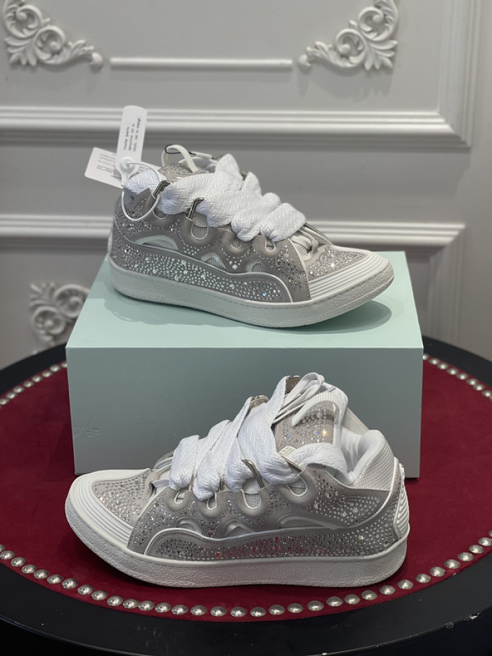 lanv1n leather curb sneakers