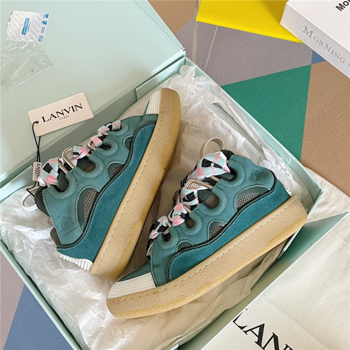 lanv1n leather curb sneakers