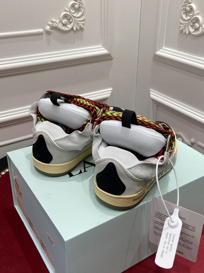 lanv1n leather curb sneakers