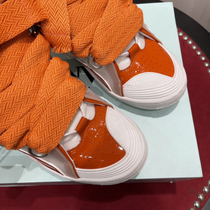 lanv1n leather curb sneakers