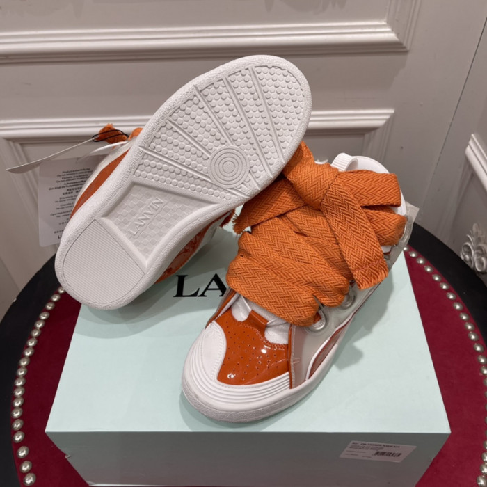 lanv1n leather curb sneakers
