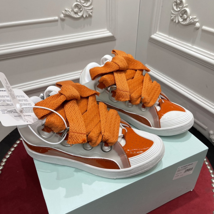lanv1n leather curb sneakers