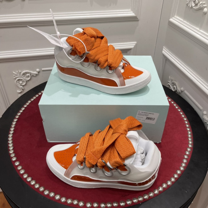 lanv1n leather curb sneakers