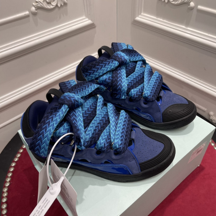 lanv1n leather curb sneakers