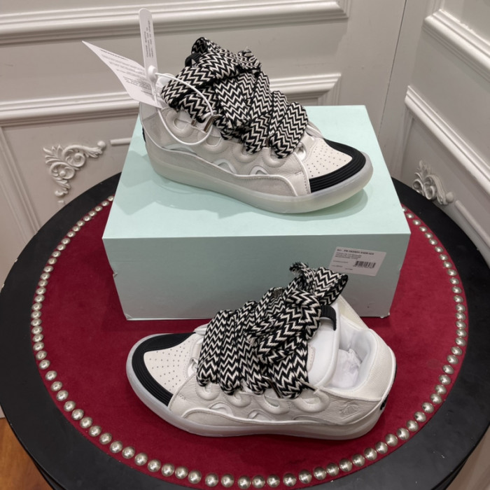 lanv1n leather curb sneakers
